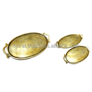 Bandeja Rectangular Multifuncional de Metal Plateado Estilo Art Deco para Exhibición de Alimentos en Hoteles y Restaurantes, Uso en Mesa, Venta al Por Mayor - Product Image 6