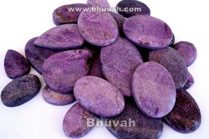 พลอยเพอร์เพอร์ไรต์ทรงหลังเบี้ยแบบหลวม ขายส่งแบบคละสี - Product Image 2