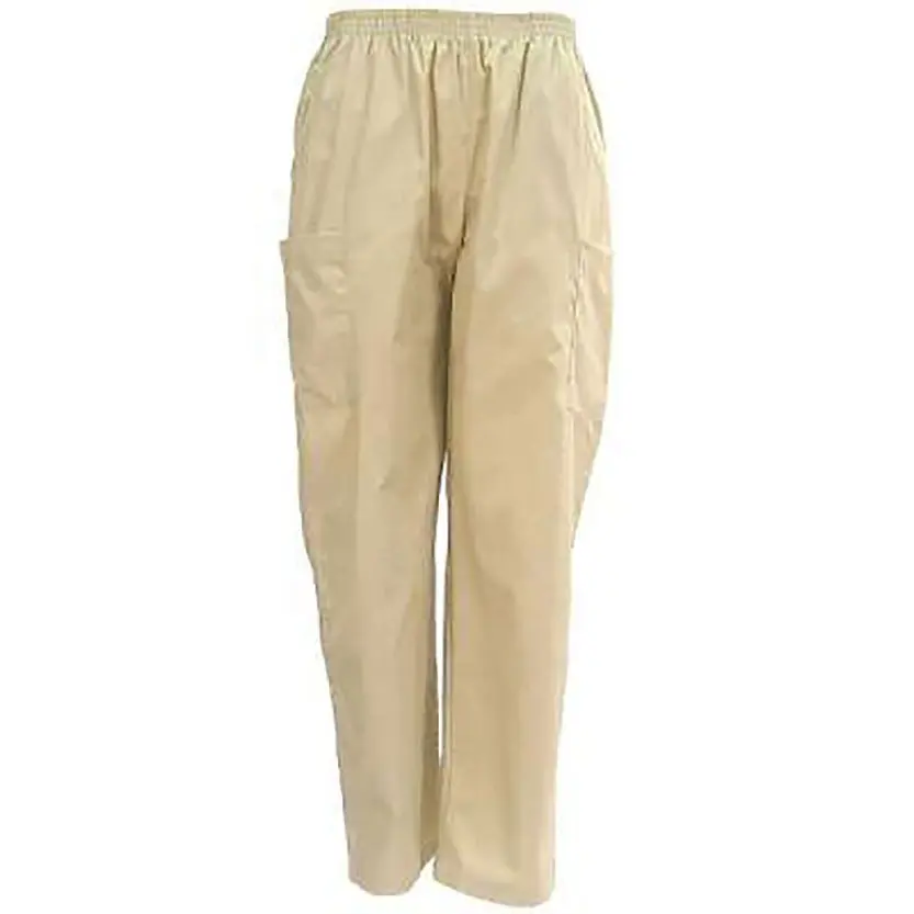 Pantaloni da lavoro da donna di migliore qualità da donna pantaloni da lavoro in cotone da lavoro pantaloni da lavoro per il turno di notte con due tasche.