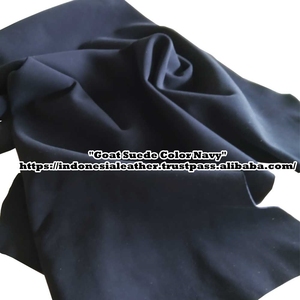 Cuir véritable écologique Type de grain Matériau fini Motif pour l'application de chaussures Marine Couleur personnalisée 0.50-0.60mm - Product Image 1