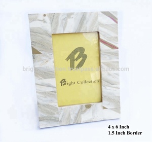 Cadres photo romantiques, cadre Photo de couleur ombrée, blanc perle, décoration pour sœurs, souvenir - Product Image 1