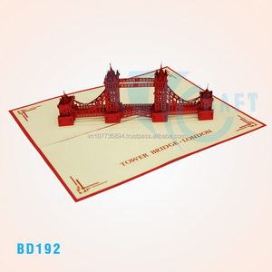 Viet-craft 3D Popup Greeting Card <b>Handmade</b> <b>Paper</b> From Hanoi - Product Image 2