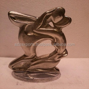 Estatuilla antigua de pájaros de amor de imitación Técnica de fundición de metal de aluminio Chapado en cobre - Product Image 1