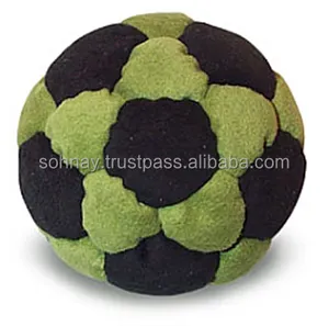 Footbag Hacky Custom Plastic Pellet Zand Metalen Vullen Met Custom Logo Kleuren En Panelen