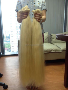 Extensions de cheveux humains Remy de qualité vietnamienne Style droit Couleur en vrac #60 et #613 pour le style - Product Image 4