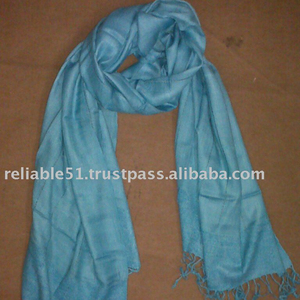 Pashmina Viscose Instant <b>Hijab</b> Muslim Women Shawls Digital Chiffon Scarf Plain Pattern Spring Autumn Customizable Logo - Product Image 2