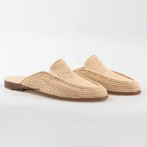 Agradable de rafia zapatillas de moda rafia Zapatos Zapatillas de 2019 Marruecos artesanía