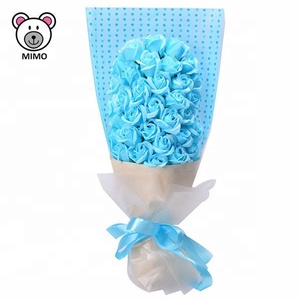 LOGO del MARCHIO Dolce Red Rose Sapone Bouquet di Fiori Per Il 2019 Nuovo Giorno di San Valentino A Mano Piuttosto Artificiale <span class=keywords><strong>Da</strong></span> Sposa Wedding Bouquet di Rose - Product Image 3
