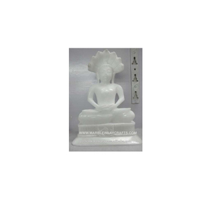 Statue de Bouddha en marbre de qualité supérieure, fabriquée à la main, pour une utilisation en extérieur, matériaux en pierre indienne, qualité supérieure, fabrication en usine, designs modernes - Product Image 1