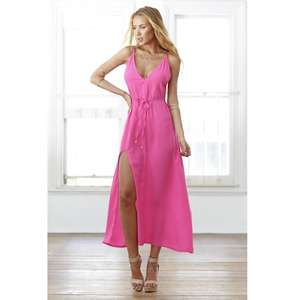 Vestido de fiesta de rayón para mujer, ropa de fiesta de playa, calidad de exportación - Product Image 1