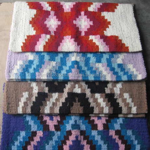 Couverture de selle de cheval Western Show personnalisée faite à la main avec un design inspiré de la Nouvelle-Zélande-Couverture de selle en laine de haute qualité - Product Image 1