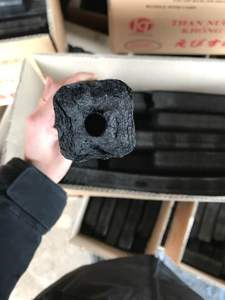 เครื่องอัดถ่านอัดก้อนขี้เลื่อยหกเหลี่ยมทำด้วยเถ้าสีขาวไม้เนื้อแข็งและไม้เนื้ออ่อนสำหรับเตาย่างบาร์บีคิวในตลาดตะวันออกกลาง - Product Image 2