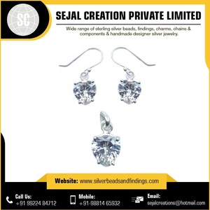925 <b>Silver</b> Gemstone Earring From India - Product Image 3