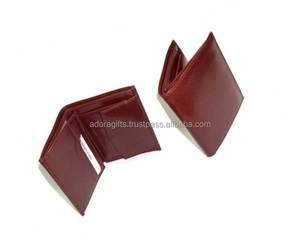 RFID — portefeuille en cuir pour hommes, accessoire fin anti-RFID - Product Image 1