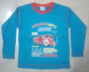 Camiseta Infantil de Algodón/Fibra de Bambú, Estilo Safari, Transpirable y Ecológica, con Estampado Personalizado, Venta Directa de Fábrica OEM/ODM en Línea, Tirupur - Product Image 1