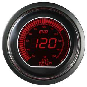 Manomètre de température à huile avec écran LCD, numérique, 52 mm - Product Image 2