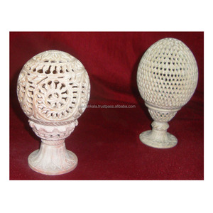 Porte-bougies en pierre ollaire naturelle - Product Image 1