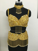 Nouvelles Robes de Danse Orientale Sexy en Satin à Paillettes 2018 pour Adultes – Taille Unique pour Compétitions et Scènes (6-8)