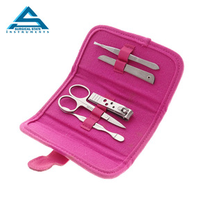 OEM disponible 10 pièces professionnel personnalisé meilleurs produits de pédicure ensemble en acier inoxydable manucure outil kit pour les cadeaux - Product Image 4