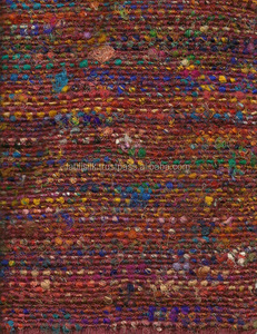 Suave 100% tela de seda Handloom estilo liso ecológico para bodas decoración del hogar varios sofás GSM vestidos ropa de dormir tejida - Product Image 2