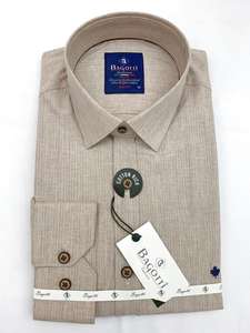 Chemise pour homme, fabricant direct, vente en gros, pas cher, classique, coton de haute qualité, chemise élégante à manches longues pour homme - Product Image 4