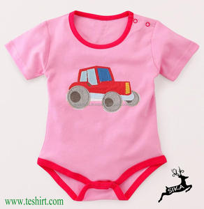 Baby Romper <b>Knitted</b> 100% Cotton Solid Color Soft Newborn Short Sleeve Onesie Custom Logo OEM ODM - Product Image 5