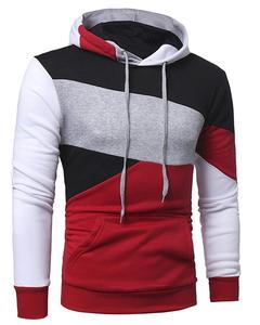 Wings Traders Hombres Sudaderas con capucha personalizadas de alta calidad Buen precio Tallas grandes Fleece 3D Plain Solid 3D Impreso Collar Tejido de punto OEM - Product Image 5