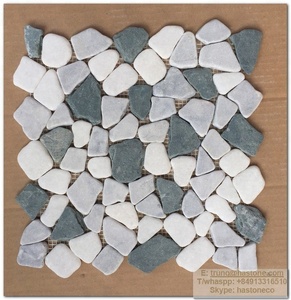 Modern Chinese Design Style Cobbles Marble <b>Mosaics</b> Crazy Mix Color Interior Stone Material Graphic Walls Floors <b>MOSAICS</b> - Product Image 3