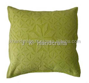 Applique <b>Cushion</b> Covers Indian Cotton Pillow Cover - Product Image 2