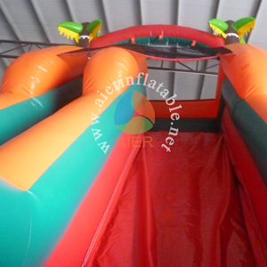 Venta al por mayor de fábrica: Nuevo diseño de tobogán acuático inflable comercial <span class=keywords><strong>con</strong></span> forma de palmera naranja y <span class=keywords><strong>casa</strong></span> de rebote <span class=keywords><strong>con</strong></span> <span class=keywords><strong>piscina</strong></span> desmontable. - Product Image 6