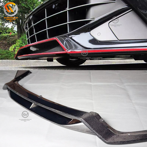 Pour <span class=keywords><strong>Ferrari</strong></span> F12 2013-2015 Pièce auto Kit carrosserie lèvre de pare-chocs avant en fibre de carbone Refit - Product Image 3