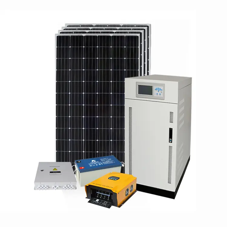 Pannello solare corea off grid sistema solare, 5kw off grid sistema solare prezzo per uso domestico sistema di energia solare