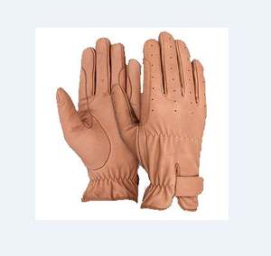 Gants d'équitation d'été en cuir véritable personnalisables de haute qualité en différentes tailles avec options de logo - Product Image 1