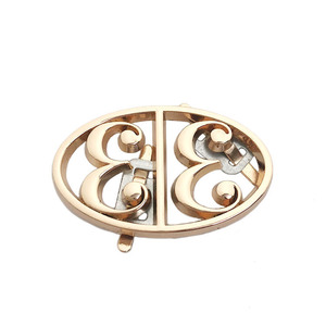 Cá nhân cắt ra logo thương hiệu tùy chỉnh thẻ kim loại cho túi xách - Product Image 1