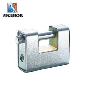 Rectangular Armour plated Container Brass <b>Padlocks</b> - Product Image 3