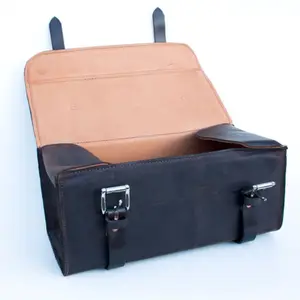 Professional kitchen chef leather knife tool rolling bag for men