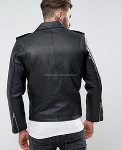 Chaqueta de motociclista de piel de oveja auténtica para otoño e invierno, nuevo diseño personalizado a granel, de cuero inspirado Vintage - Product Image 2