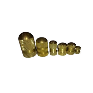 น็อตขัดตัวฉนวนทองเหลืองเคลือบเงา M5จากผู้ผลิตอินเดีย - Product Image 1