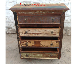 Commode en bois recyclé et récupéré abordable - Product Image 1