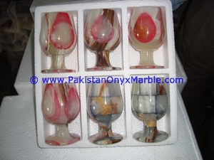 Mármol Ónix de Pakistán, el Exportador Líder Mundial de Copas de Vino de Alta Calidad, Juegos de Copas, Certificado por la UE - Product Image 4