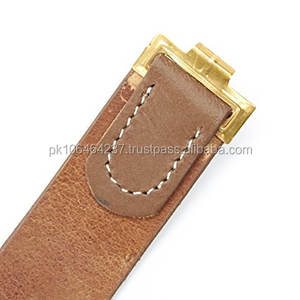 Cinturones alemanes informales para hombre con hebilla de cobre 100% de calidad OEM, cinturones de requisitos personalizables de cuero de vaca genuino 100% - Product Image 4