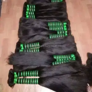 Hot sales natural color raw virgin remy wholesale raw indian temple hair Hot Selling 100% Human Virgin Hair