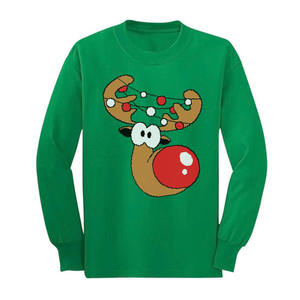 T-shirt à manches longues décontracté avec logo personnalisé pour enfants T-shirt à manches longues pas cher pour garçons Vente en gros - Product Image 3