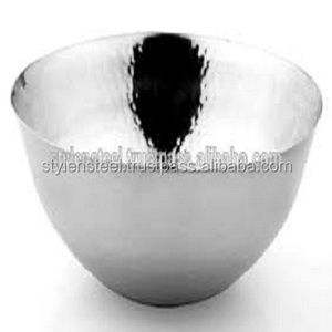 Vaisselle multifonctionnelle en acier inoxydable récipient alimentaire plats profonds martelés bol profond en acier inoxydable - Product Image 1