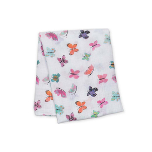 100% Organic Cotton Muslin Swaddle Blanket | Soft Double Gauze Newborn Wrap Breathable Baby Receiving Blanket For <b>Nursery</b> Daily - Product Image 1