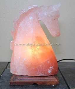 โคมไฟม้าเกลือหิมาลายันทำด้วยมือจากธรรมชาติสำหรับผลิตภัณฑ์ตกแต่ง-งานฝีมือตามธรรมชาติของวิสาหกิจ - Product Image 3