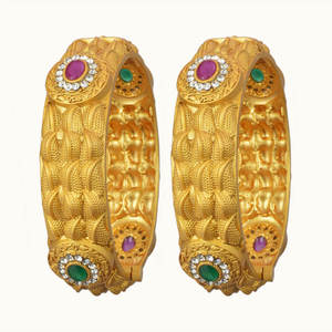 Bracelets antiques de dubaï, bijoux artificiels en plaqué or, vente en gros - Product Image 1