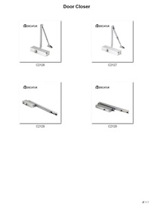 En aluminium réglable robuste ferme-porte - Product Image 2