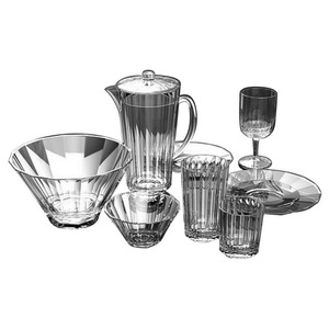 Stripe Acrylic Plastic Drinking <b>Tumbler</b> - Product Image 6