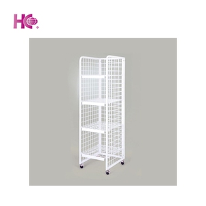 Estante de periódico comercial de metal portátil ajustable - Product Image 1